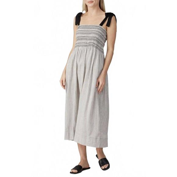 NEW HATCH margaux maternity dress in ivory/black - Picture 1 of 4